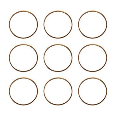 Imagem de FASHEWELRY 50 Peças De Conectores Pingentes Moldura Aberta Em Formato Círculo Latão 25 Mm, Anéis Ligação Redondos Ocos Bronze Antigo Para Pendurar Contas, Argolas Fazer Joias