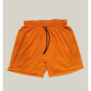 Imagem de Shorts Praia Masculino Elastano Premium WSS Basic Laranja-Masculino