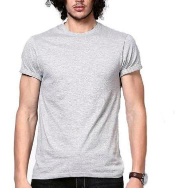 Imagem de Camiseta Masculina Algodão Básica Camisa Atacado 30.1 Lisa-Masculino