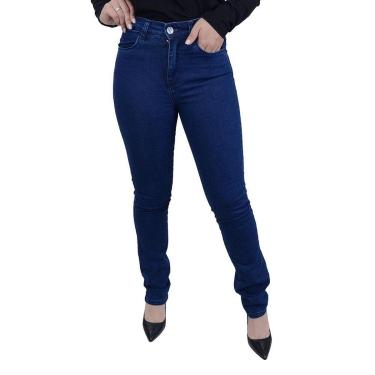 Imagem de Calça Jeans Feminina Recuzza Reta Azul - 10707-Feminino
