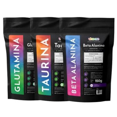 Imagem de Glutamina - Taurina - Beta-Alanina  150g  vitaease, Sem sabor