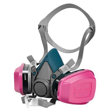 Imagem de Máscara respiratória SLJHL 6200 com 2x 60921 filtros para produtos químicos