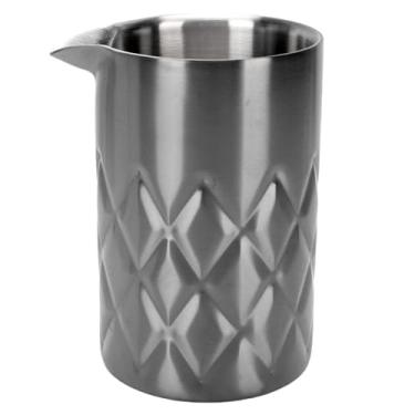 Imagem de AUNMAS Vidro de Mistura de Barra de Aço Inoxidável, 540 Ml de Barra de Mira Dupla à Prova de Ferrugem Vidro de Garçonete para Barra Em Casa, Coquetéis, Ocasiões de Hospedagem, (Preto banhado)