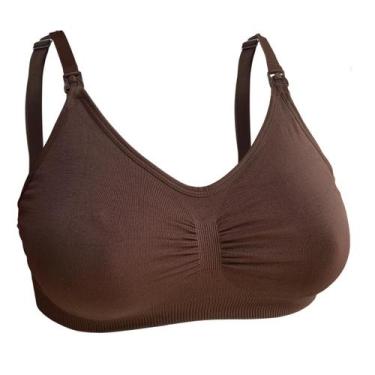 Imagem de Sutia Amamentação Reforçado Lingerie Roupa Maternidade Bojo - SOPHIA M