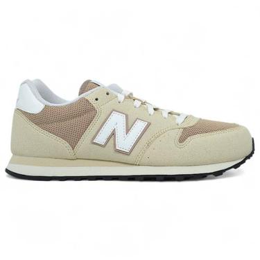 Imagem de Tenis New Balance Feminino 500v2 Nb Casual Mesh, Bege, Branco, 40