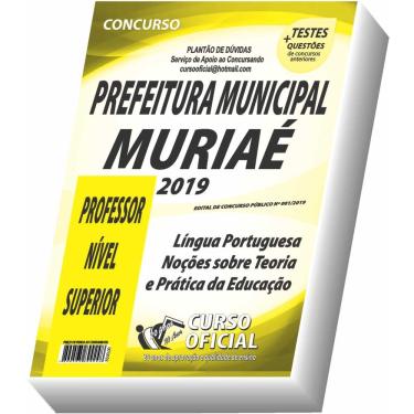 Imagem de Apostila Muriaé - Professor - Nível Superior