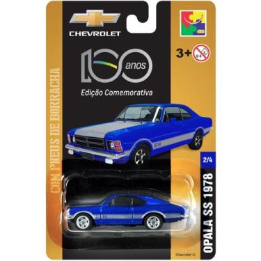 Imagem de Miniatura Chevrolet Opala 100 Anos Cks 1:64 Pneus De Borracha, Azul