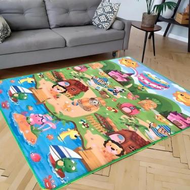 Imagem de Tapete Infantil de Atividades Gigante Térmico Tatame Educativo Para Be