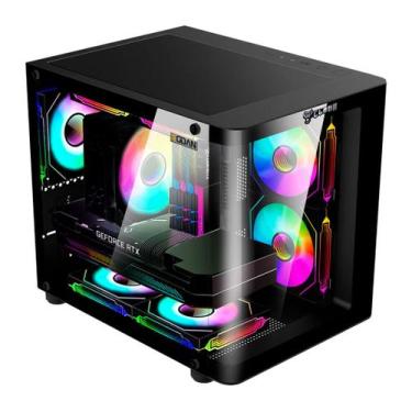 Imagem de Gabinete Gamer Rodan Vidro Curvo Clanm