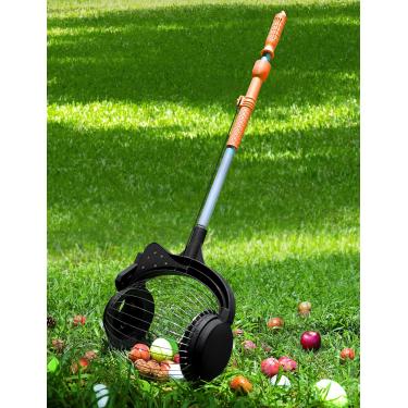 Imagem de GASREKV Rolo superior para apanhador de bolotas para nozes, pinhas e nozes de carvalho, abertura lateral, esvaziamento sem esforço, adequado para nozes de 1,9 a 4,3 cm, frutas pequenas, magnólia