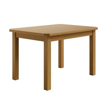Imagem de Mesa De Madeira Nogueira Maciça 120x88 Para Cozinha Sala Jantar Sfa