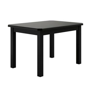 Imagem de Mesa De Madeira Preto Maciça 120x88 Para Cozinha Sala Jantar Sfa