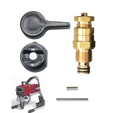 Imagem de Kit de substituição de válvula de pulverização e válvula de drenagem 700-258 Prime - Compatível com Titan 440 540 640 740 SprayTech EPX - Peças de reparo de pulverizador de tinta sem ar