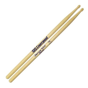 Imagem de Baqueta 7A Ponta De Madeira Em Hickory Hy 7Am - Liverpool