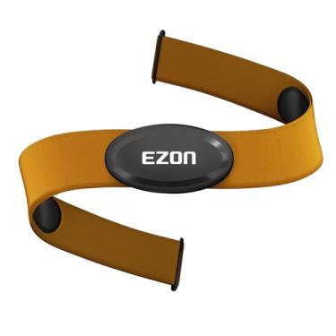 Imagem de EZON C009Pro Pulseira peitoral para monitor de frequência cardíaca com ANT+/Bluetooth, à prova d'água 3ATM, design ajustável para corrida, ciclismo, academia, compatível com aplicativos Polar/Strava