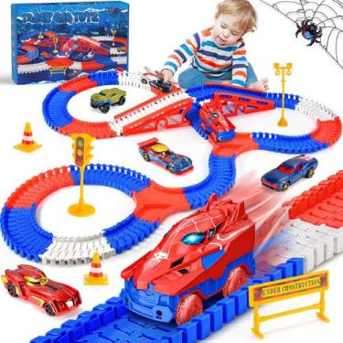 Imagem de Brinquedo Spider Race Track Brinquedos Aetyni Spider para meninos de 3