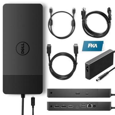 Imagem de Estação de ancoragem Dell WD19 180W, base de desempenho WD19 com adaptador de energia de 180 W + entrega de energia de 130 W + cabo HDMI + cabo DisplayPort
