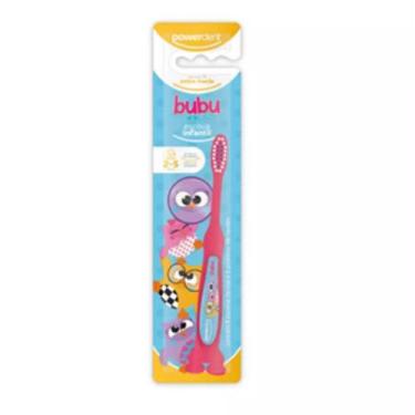 Imagem de Escova de dentes infantil bubu 2 a 5 anos - Powerdente, Rosa