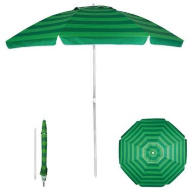 Imagem de Guarda Sol Alumínio Articulado 2 Metros Sombreiro Praia Piscina - Mor,