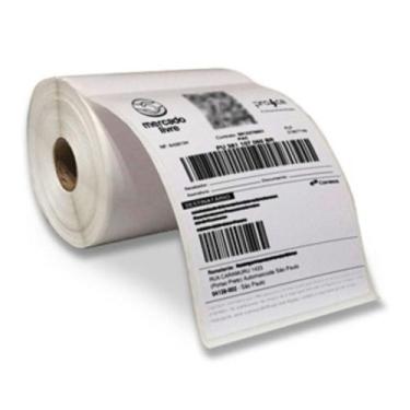 Imagem de 1 Rolo Etiqueta ZEBRA ZD220 10x15 Cm Térmica Serrilha - Milponto