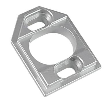 Imagem de Kokiya Suporte de motor ajustável em liga de alumínio para base de motor, peça de atualização para 16207 1/14 1/16 RC, Prata