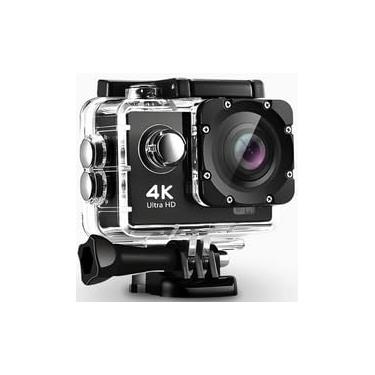 Imagem de Câmera Action Pro 4K Sports Ultra HD, Wi-Fi, 16MP, À Prova D'água 30M, Lente 170°, Bateria 900mAh