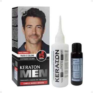 Imagem de Tonalizante Kert Keraton Men Castanho Escuro