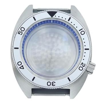 Imagem de FEIYASHI Caixa de relógio moderna de aço inoxidável de 41 mm vidro de safira para movimento NH35 NH34 NH36 peças de relógio modificadas Abalone Skx (para movimento NH35 34 36 38 + anel capítulo azul 8