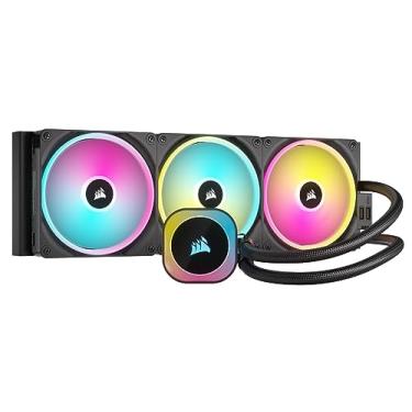 Imagem de CORSAIR Cooler líquido para CPU iCUE Link H170i RGB - 420 mm AIO - Ventiladores QX140 RGB - Compatível com Intel® LGA 1700, AMD® AM5 - Hub de sistema iCUE Link incluído - Preto