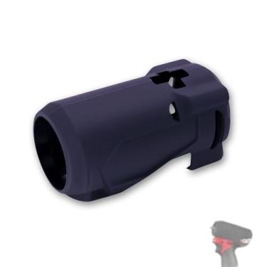 Imagem de aeobdai Bota protetora de borracha de impacto para Milwaukee M12 Fuel 1/10.2 cm Chave de impacto hexagonal 3453-20 Número de peça de substituição 49-16-3453