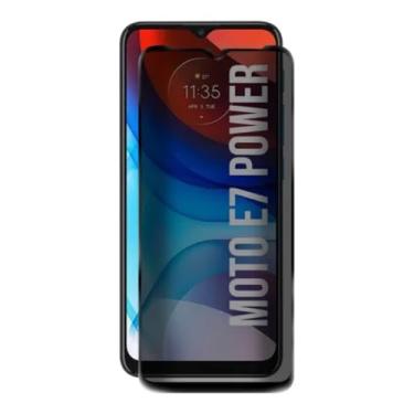 Imagem de [GL CASES] Pelicula Moto E7 Power Pelicula Privacidade Motorola Moto E7 Power Anti Risco Película Privativa De Vidro Temperado 3D Proteção 9H Anti Espião Cobertura Total Da Tela + Kit Limpeza Para Aplicação