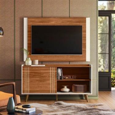 Imagem de Rack com Painel Fresno para Tv 50 Polegadas New Austin - Mobler