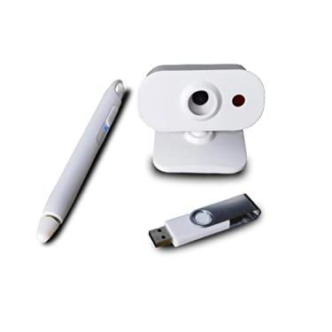 Imagem de Quadro branco interativo portátil para ensino inteligente, suporta apenas sistema Windows - ideal para ensino, reunião, sala de aula (foco longo)