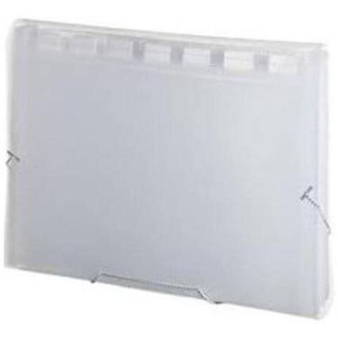 Imagem de Pasta Plascony Sanfonada Grande 31 Divisórias Cristal Sge-31