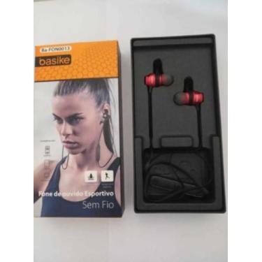 Imagem de Fone De Ouvido Esportivo Basike Bluetooth Ba-0013