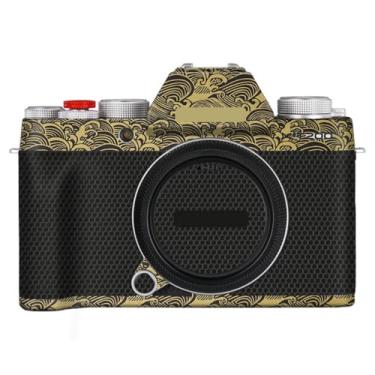 Imagem de XT200 Película de vinil antirriscos para câmera FujiFilm X-T200 Adesivo de acessórios de fotografia de filme de desenho animado (ouro onda)