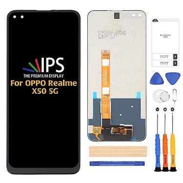Imagem de A-MIND Para Oppo Realme X50 5G RMX2144 Substituição de Tela Touch Digitalizador Display LCD Kits de Reparo de Montagem Completa, com Ferramentas
