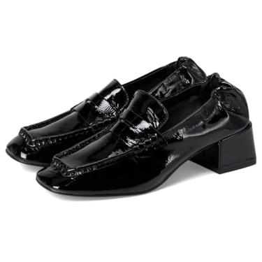 Imagem de Steve Madden Estee Pump feminino, Patente de enrugamento preto, 35