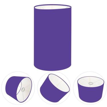 Imagem de Cúpula Abajur Cilíndrica Cp-7002 ø13x30cm Roxo