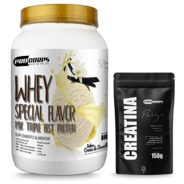 Imagem de Whey 840g Special Flavor Varios Sabores e Creatina Refil pura 150g Pro