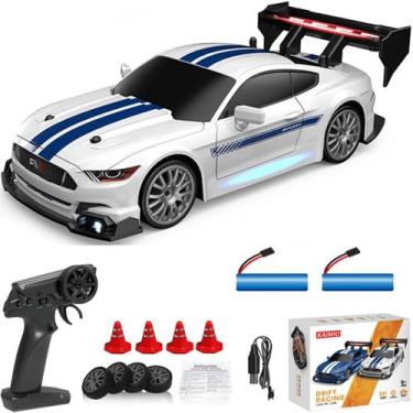 Imagem de Carro RC Drift KAIMIO 1:24 Scale 4WD 2,4 GHz 30 KM/H com LED 8602