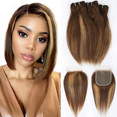 Imagem de Hair Bundle FQ 4/27 Highlight Straight P4/27 Human Hair