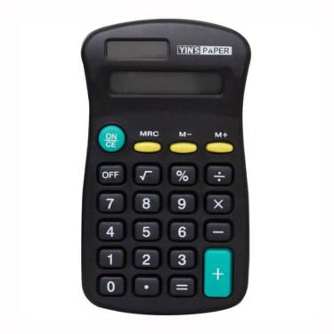 Imagem de Calculadora de bolso 8 dígitos Preta YP7320 - Yins