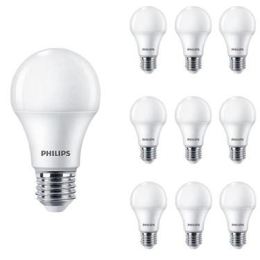 Imagem de 50 Lâmpadas Led Bulbo 9w 4000k Philips Neutro A60 806Lm