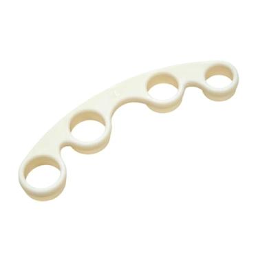 Imagem de oshhni Maca de expansão de dedo de guitarra portátil multifuncional ferramenta de prática de força de dedo, White L