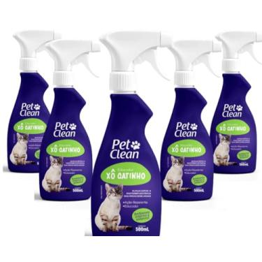 Imagem de Combo 5 Educadores Sanitário Xo Gatinho Pet Clean para Gatos 500 ml - Pet Shop - Atacado