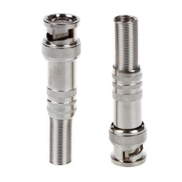 Imagem de Conector Bnc Com Mola Para Câmera De Segurança - OEM