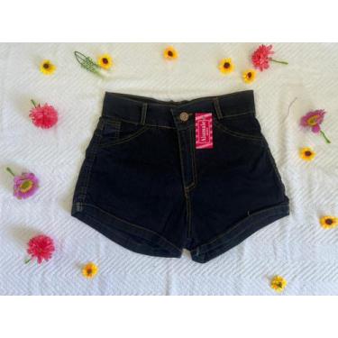 Imagem de Short Jeans Feminino Curto Cintura Alta Modelos Variados - Alumale Jea