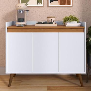 Imagem de Aparador Sala Armário Cozinha Cantinho Do Café Hall De Entrada 3 Porta