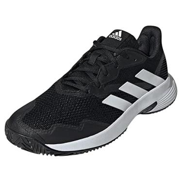 Imagem de adidas Tênis masculino CourtJam Control, Núcleo preto/branco/preto, 45